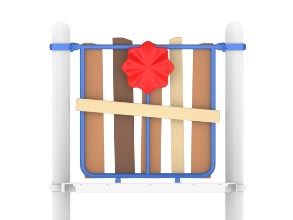 Slat Barrier with Rain Wheel 2