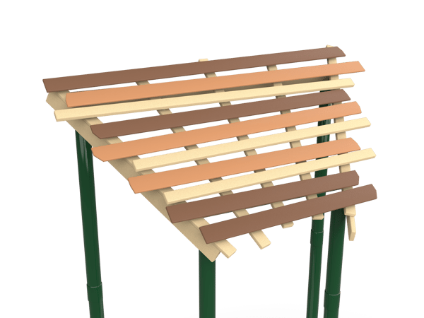 Half Hex Slat Roof 1