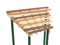 View Half Hex Slat Roof slide