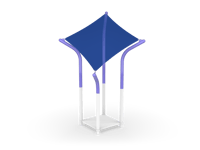 View Square Canopy Fabric SunShade slide