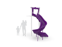 View Single Spiral Cascade Slide slide