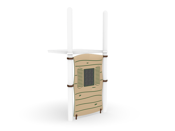 Log Cabin Panel w/ Seat 1