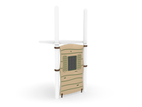 View Log Cabin Panel w/ Seat slide