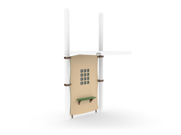 Log Cabin Panel w/ Seat 2