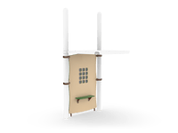 View Log Cabin Panel w/ Seat slide