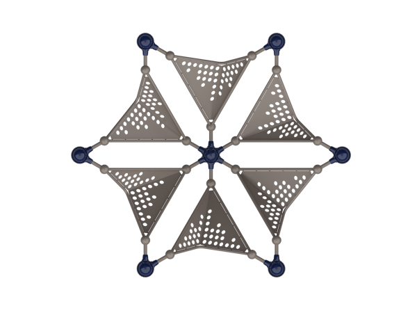 Inverted Tri-Faceted Hexagon Roof 2