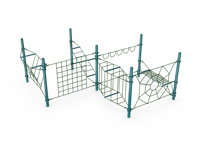 View Meridian Ninja Crisscross Course slide