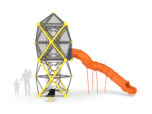 Meridian Square Helix Tower with Slide 2