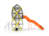 View Meridian Square Helix Tower with Slide slide