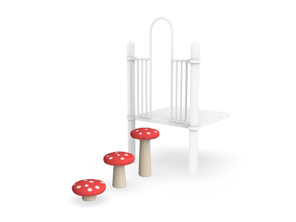 Toadstool Steps (GFRC) 2