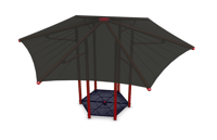 View Hex Canopy Fabric Shade slide