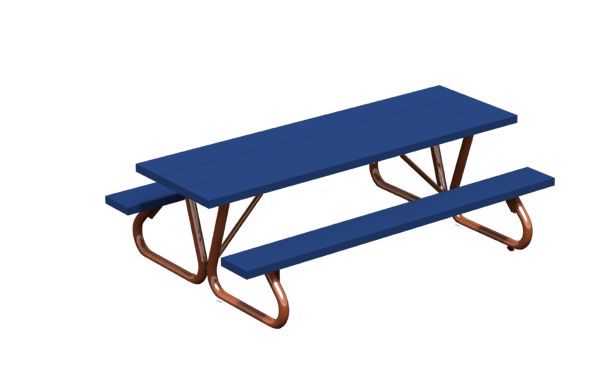 Heavy Duty Table 8' Pine Painted 1