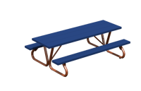 View Heavy Duty Table 8' Pine Painted slide