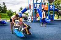 View Rocket Ship Bouncer slide
