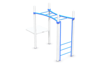 View Horizontal Swoop Ladder slide