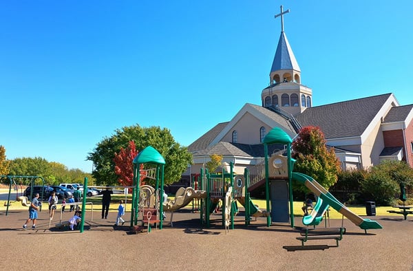 st-monica-playground-in-front-of-church