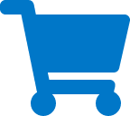 Cart Icon Blue - Large