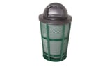 View Litter Receptacle Dome Top Inground slide
