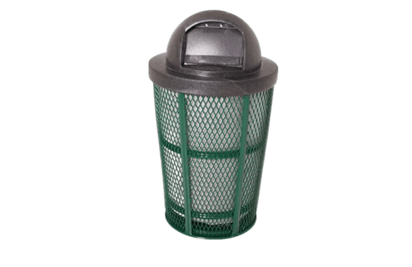 Litter Receptacle Dome Top Inground 1