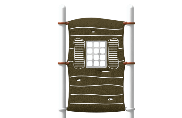 Log Cabin Panel w/ Seat 2