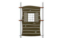 View Log Cabin Panel w/ Seat slide