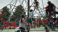 view Meridian 18 Ft Pyramid Tower slide