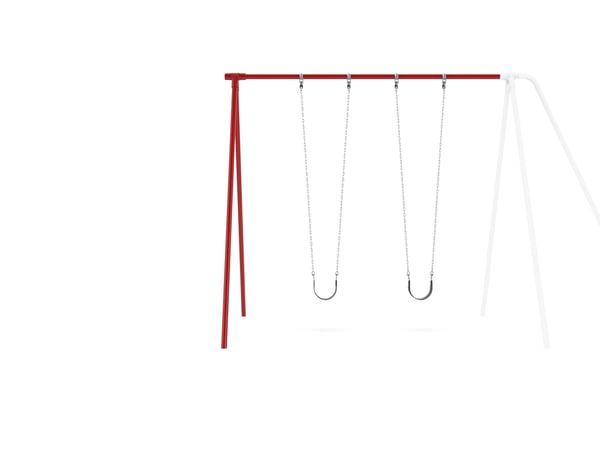 2 3/8” Painted 10’ Tripod Swing Add-A-Bay 2
