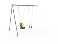 View 3 1/2” Painted 10’ Tripod Swing Add-A-Bay slide