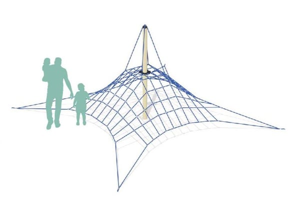 Meridian Pyramid Net Wide 3