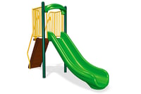 View Freestanding 4' Single Velocity Slide slide
