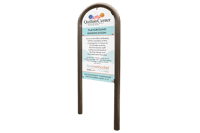 View Custom Fiberglass Sign 1 Sided slide