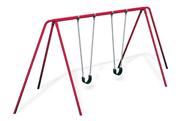 3 1/2 Galvanized 10' Tripod Swing 1