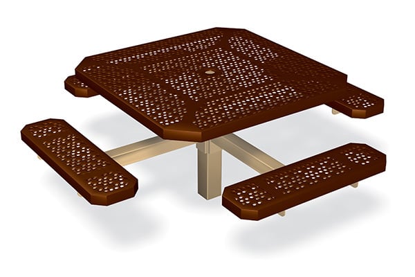 Single Pedestal Table 46 Inground 1