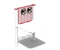 View Pipe Wall with Double Playwheel slide