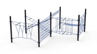 View Meridian Ninja Crisscross Course slide