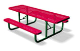 View 8' Heavy Duty Picnic Table ADA slide