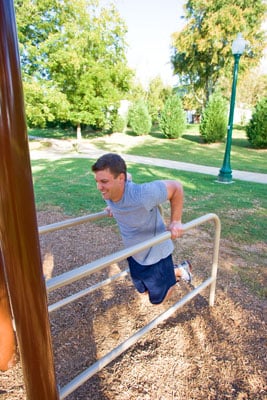 UP198 - Adult Fitness Station - Parallel Bars__thumb400