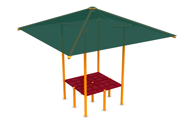 4 Deck Square Shade 1