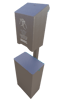 View Automatic Hand Sanitizer Station Post Mount With Receptacle Inground slide
