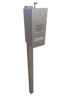 View Hand Sanitizer Station Post Mounted Inground slide