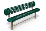 View 6' Music Bench w/Back Portable slide