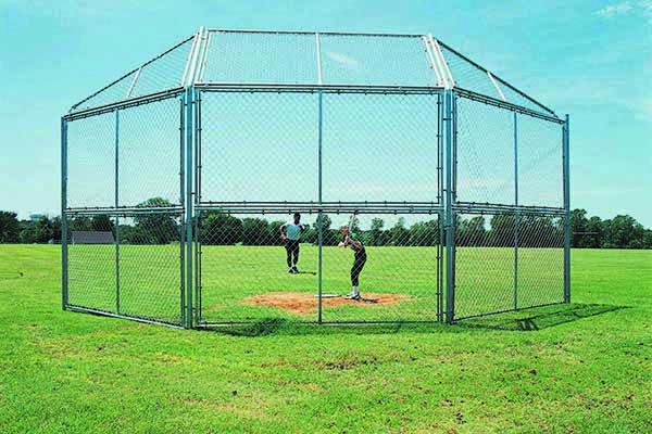 Chain Link Backstop 10' 