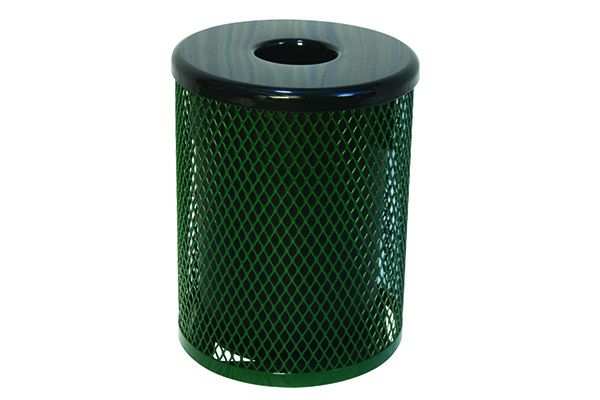 Litter Receptacle Flat Top Surface Mount 