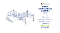 view Meridian Ninja Crisscross Course slide