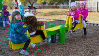 View See-Saw Bouncer slide