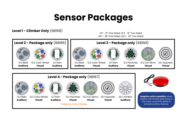 Sensory Summit Range Level 1 2