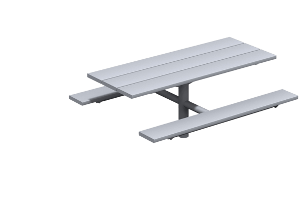 Single Post Table 6'Aluminum 1