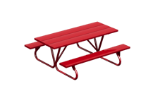 View Standard Table 6' Pine Painted slide