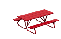View Standard Table 8' Aluminum Painted slide