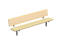 View Straight Leg Bench 8' Fir Painted slide